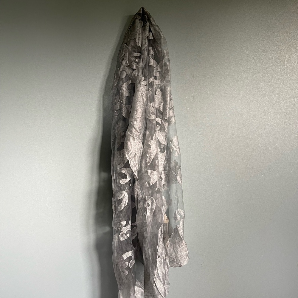 Silver Fashion Scarf